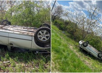 Accident grav la Soroca: O femeie a decedat pe loc, după ce mașina în care se afla a derapat de pe traseu și s-a întors cu roțile în sus | VIDEO
