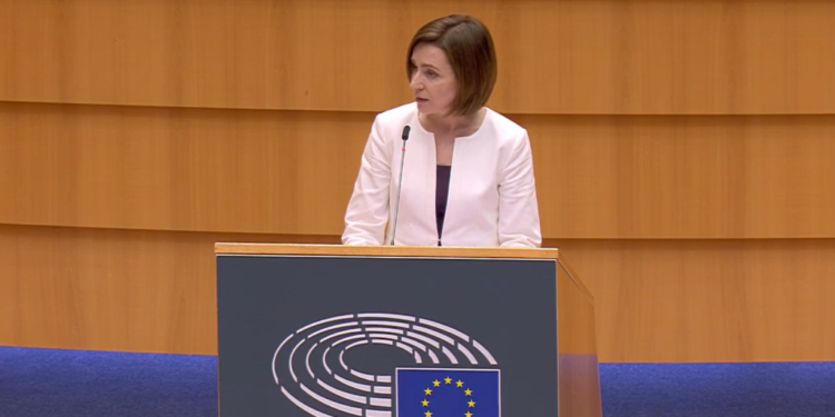 Efectele războiului din Ucraina asupra Moldovei și cererea de aderare la UE: Maia Sandu a susținut un discurs în plenul Parlamentului European | VIDEO