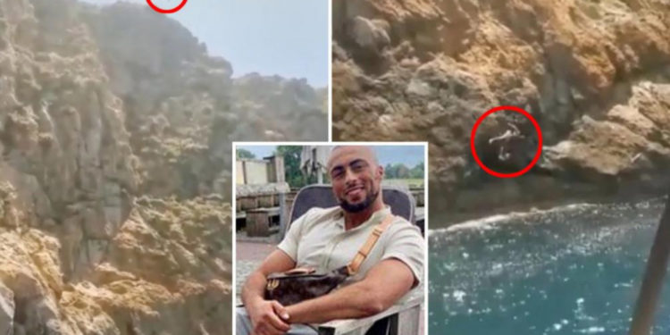 Un fost fotbalist a murit după ce s-a aruncat de pe o stâncă, de la 35 de metri înălțime. Soția sa a filmat tragedia