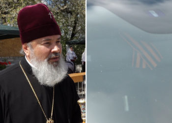 Episcopul de Bălți și Fălești Marchel ar putea fi amendat pentru că avea panglica Sf. Gheorghe în mașină. Ce spune poliția | VIDEO