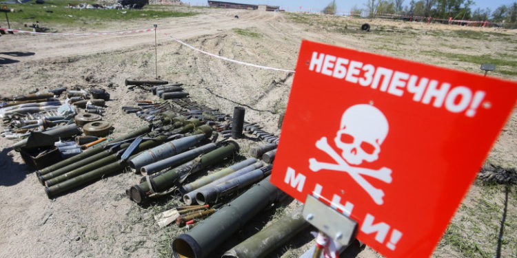 Ucraina: Jumătate din teritoriul țării este minat. Regiunea Kievului ar putea fi deminată în mai mulți ani