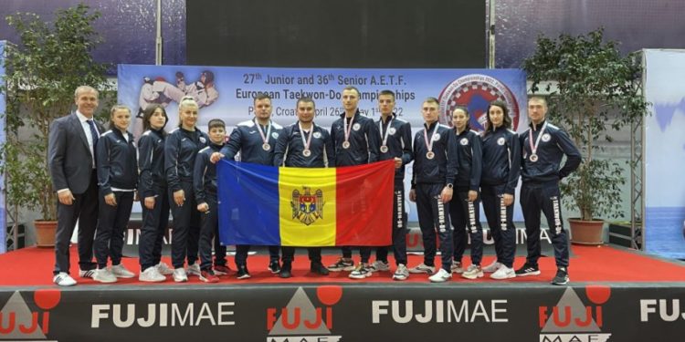 Sportivii noștri au urcat pe podium la Campionatul European la Taekwon-Do ITF