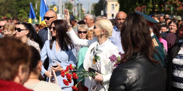 Peste zece mii de activiști și simpatizanți ai Partidului „ȘOR” au participat la un marș dedicat Zilei Victoriei | FOTO