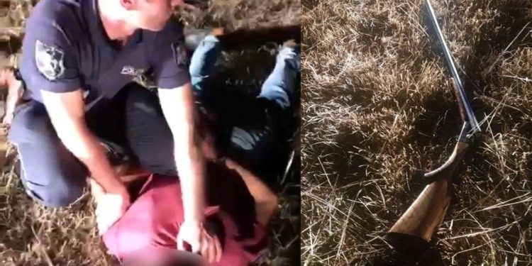 Reținere ca-n filme, la Sîngerei: Un tânăr a tras mai multe focuri dintr-o armă, în direcția polițiștilor