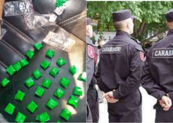 Carabinier cu „job part-time”: Poliția l-a reținut, alături de tatăl vitreg, în timp ce livrau droguri în Chișinău