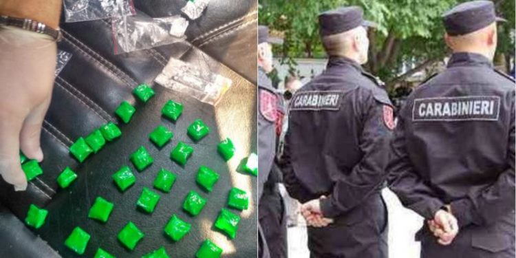 Carabinier cu „job part-time”: Poliția l-a reținut, alături de tatăl vitreg, în timp ce livrau droguri în Chișinău