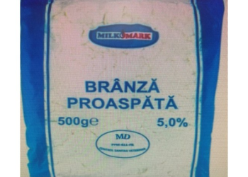 Un lot de brânză de vaci va fi retras din comerț. Cetățenii sunt îndemnați să nu-l consume