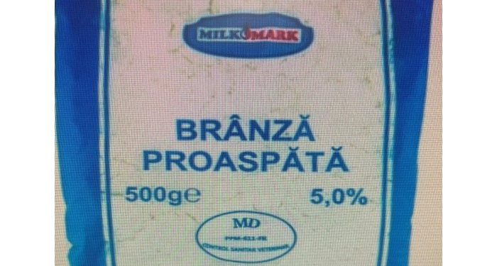 Un lot de brânză de vaci va fi retras din comerț. Cetățenii sunt îndemnați să nu-l consume