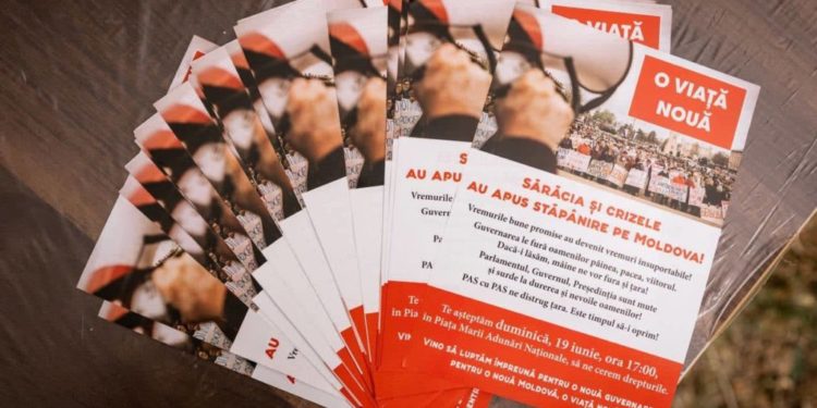 LIVE | Mișcarea civică „O viață nouă” organizează un protest în Piața Marii Adunări Naționale din Chișinău