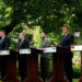 Macron anunţă că Franţa, Germania, Italia şi România susţin candidatura „imediată” a Ucrainei la UE | VIDEO/FOTO