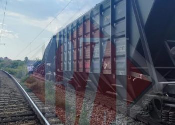 Un marfar a deraiat în județul Iași. În urma incidentului 11 vagoane au fost rupte