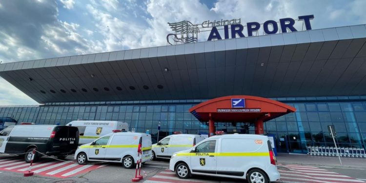 O nouă alertă de minare a Aeroportului Internațional Chișinău