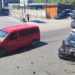 Un BMW, transformat într-un morman de fiare, după ce s-a tamponat cu un Mercedes, în capitală: Trei persoane, spitalizate