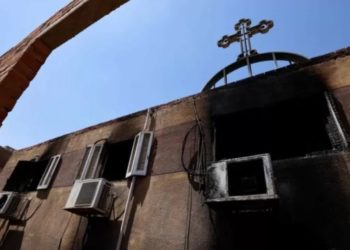 При пожаре в коптской церкви в египетской Гизе погибли более 40 человек