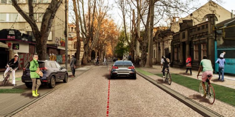 На улице 31 Августа обустроят полосы для альтернативного транспорта