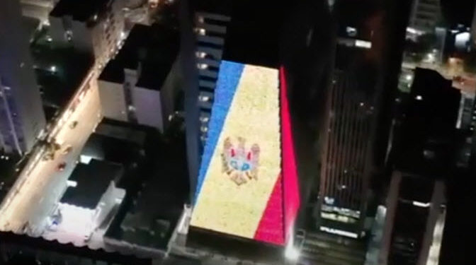 Surpriză pentru Moldova de Ziua Independenței, de la consulul onorific din Brazilia: O clădire din Sao Paulo, iluminată în culorile drapelului țării noastre | VIDEO