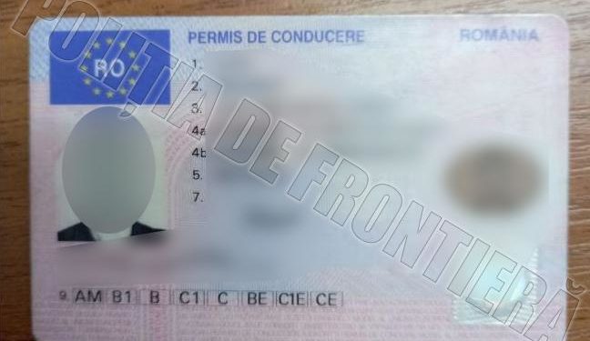 Un permis de conducere falsificat, deținut în calitate de ”suvenir”, ridicat la Otaci