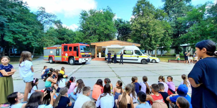 IGSU continuă Campania de prevenire a situațiilor de risc la copii