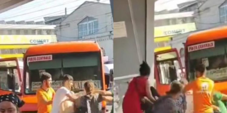Încăierare crâncenă la Gara Centrală din Chișinău: 10 persoane s-au ales cu procese verbale