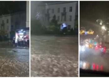 Potop în Chișinău: Ceban roagă cetățenii să evite ieșirile | VIDEO