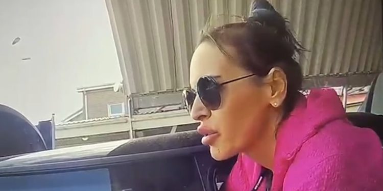 ФСБ показала видео с подозреваемой в убийстве Дарьи Дугиной