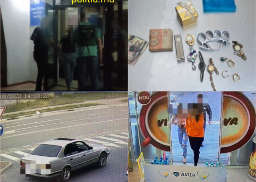 Trei persoane reținute pentru comiterea unui atac tâlhăresc în raionul Ungheni