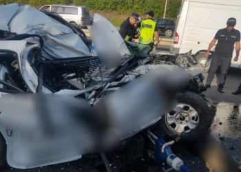 Noi imagini de la accidentul fatal, produs în comuna Stăuceni. Mașina firmei de pază a fost făcută zob | VIDEO