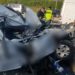 Noi imagini de la accidentul fatal, produs în comuna Stăuceni. Mașina firmei de pază a fost făcută zob | VIDEO