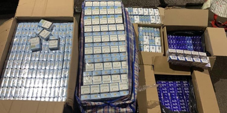 O nouă tentativă de scoatere ilicită din țară a țigărilor dejucată la Cahul