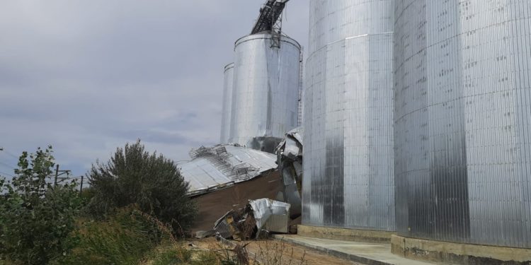 В Джурджулештском порту обрушились два элеватора