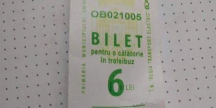 Gata cu cele trei bilete în loc de unul, în troleibuze. Au fost puse în circulație noile tichete