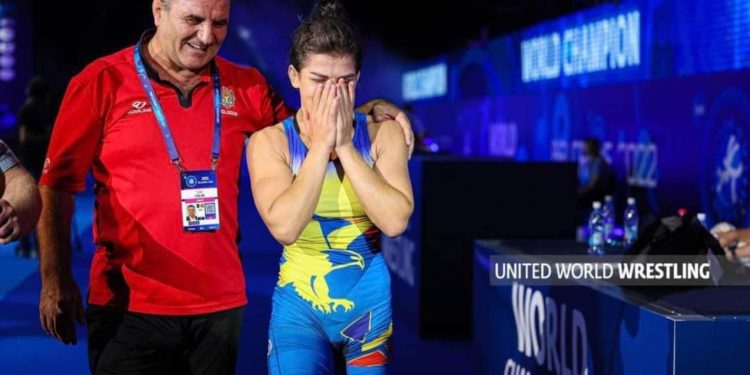 A dus faima țării noastre în întreaga lume. Momentul în care Anastasia Nichita primește aurul la Campionatul Mondial Seniori de la Belgrad | VIDEO