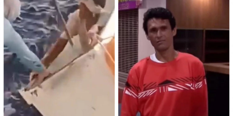 Pescar salvat după ce a plutit 11 zile pe ocean într-un frigider. La țărm a fost arestat pentru că nu avea documente