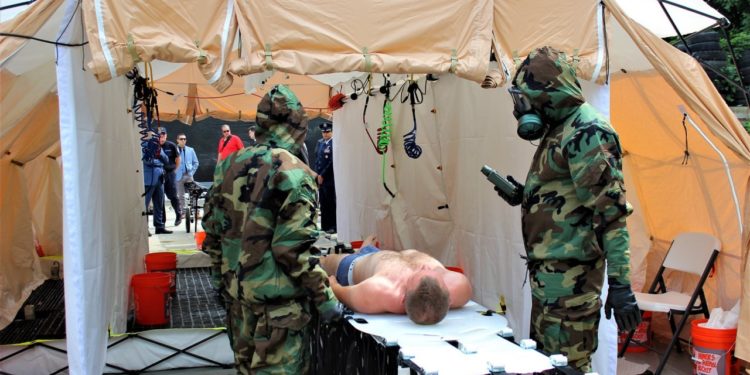 Cum ne protejăm în cazul accidentelor radiologice? IGSU a organizat o lecție demonstrativă | VIDEO