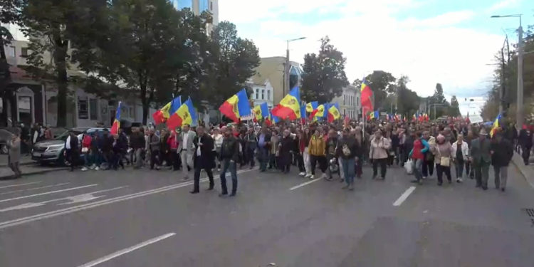 Protest organizat de Partidul ȘOR, la Președinția Republicii Moldova | LIVE