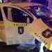 Accident nocturn în Capitală: O mașină de poliție, făcută zob | VIDEO