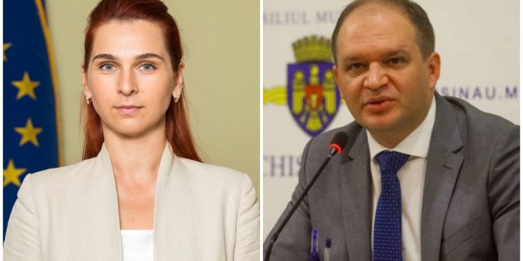 „Tanti să se apuce de lucru”. Replici tăioase Ion Ceban și ministra Afacerilor Interne, în legătură cu desfălșurarea protestelor în fața Procuraturii Generale | VIDEO