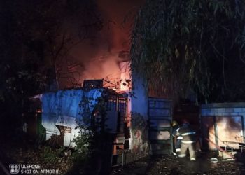 Un garaj cu trotinete electrice din capitală a fost cuprins de flăcări: Zeci de acumulatoare au explodat | FOTO