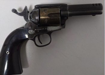 Un pistol pneumatic și acte falsificate, descoperite asupra a doi străini
