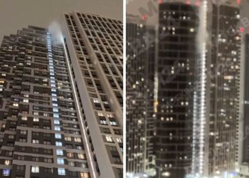 В одной из башен «Москва-Сити» произошел пожар