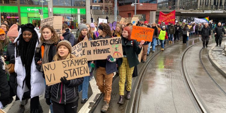 Грета Тунберг и сотни экоактивистов подали в суд на Швецию из-за политики страны по климату