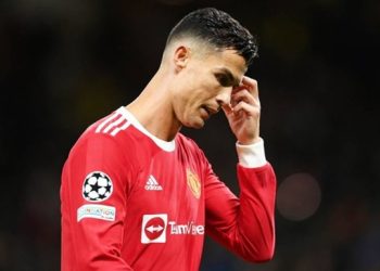 Криштиану Роналду удалили из «Манчестер Юнайтед»