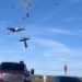 Două avioane s-au ciocnit în aer în timpul unui spectacol aerian din Texas