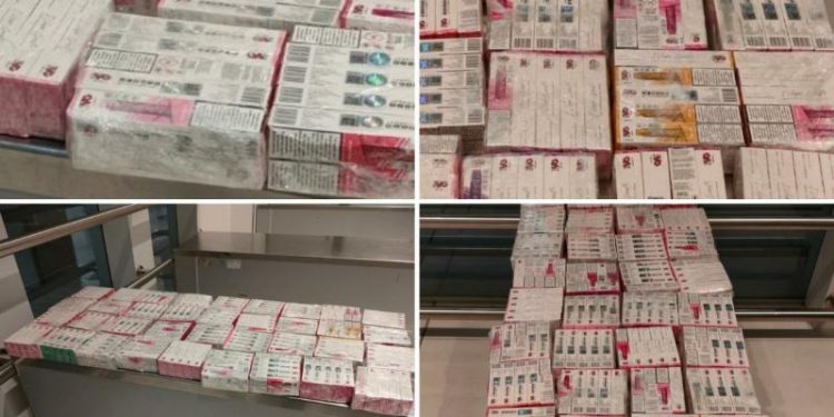 Valize ticsite cu țigări electronice, depistate la Aeroport: Cui aparținea marfa