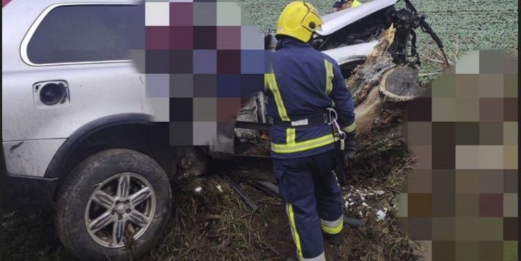Groaznic accident, în raionul Anenii Noi: Șoferul și doi pasageri au murit pe loc