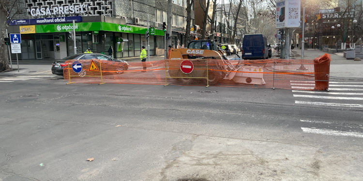 Circulația pe str. 31 August 1989 este reluată în regim complet