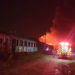 Incendiul masiv din zona Calea Giulești, care a cuprins mai multe vagoane de tren dezafectate, a fost localizat