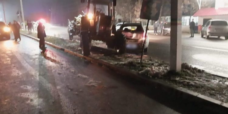 Пьяный тракторист устроил ДТП в Сороках