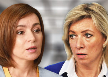 Sputnik, panglica Sf. Gherghe și buletine doar în română. Zaharova îi amintește Maiei Sandu nemulțumirile față de Chișinău