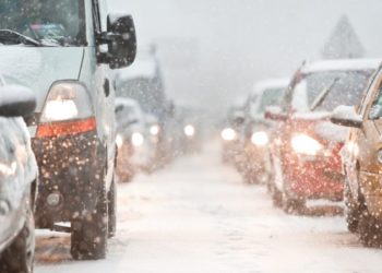Движение по дорогам Молдовы осуществляется в зимних условиях